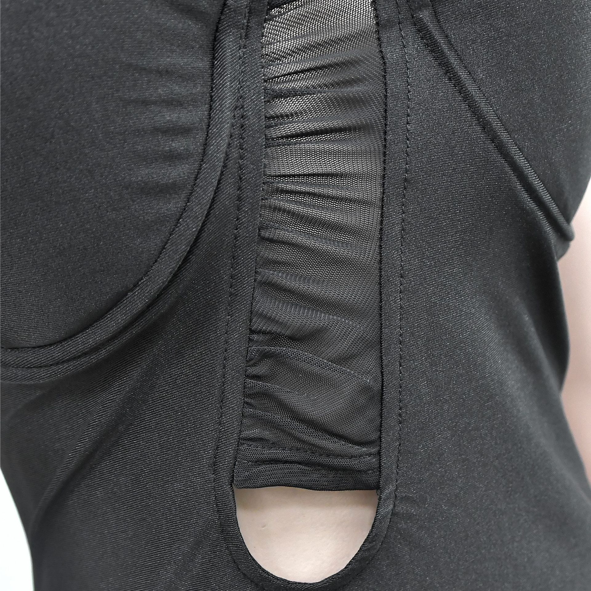 CM.YAYA Women Mesh Patchwork High Side Split Spaghetti Strap Bodycon Midi Maxi Dress 2023 Sexy Party Club Even Dresses Vestidos CM.YAYA Women Mesh Patchwork High Side Split Spaghetti Strap Bodycon Midi Maxi Dress 2023 Sexy Party Club Even Dresses Vestidos