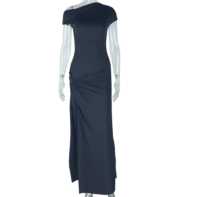 CM.YAYA Women's Knot Waist A-line Stacked Ruched Midi Maxi Formal Dress 2026 Education Party Cocktail Night Out Long Dresses CM.YAYA Women's Knot Waist A-line Stacked Ruched Midi Maxi Formal Dress 2026 Education Party Cocktail Night Out Long Dresses