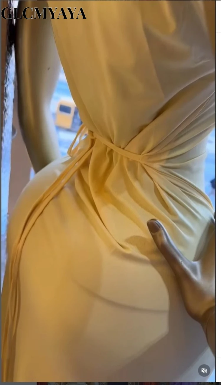 CM.YAYA Women's Knot Waist A-line Stacked Ruched Midi Maxi Formal Dress 2026 Education Party Cocktail Night Out Long Dresses