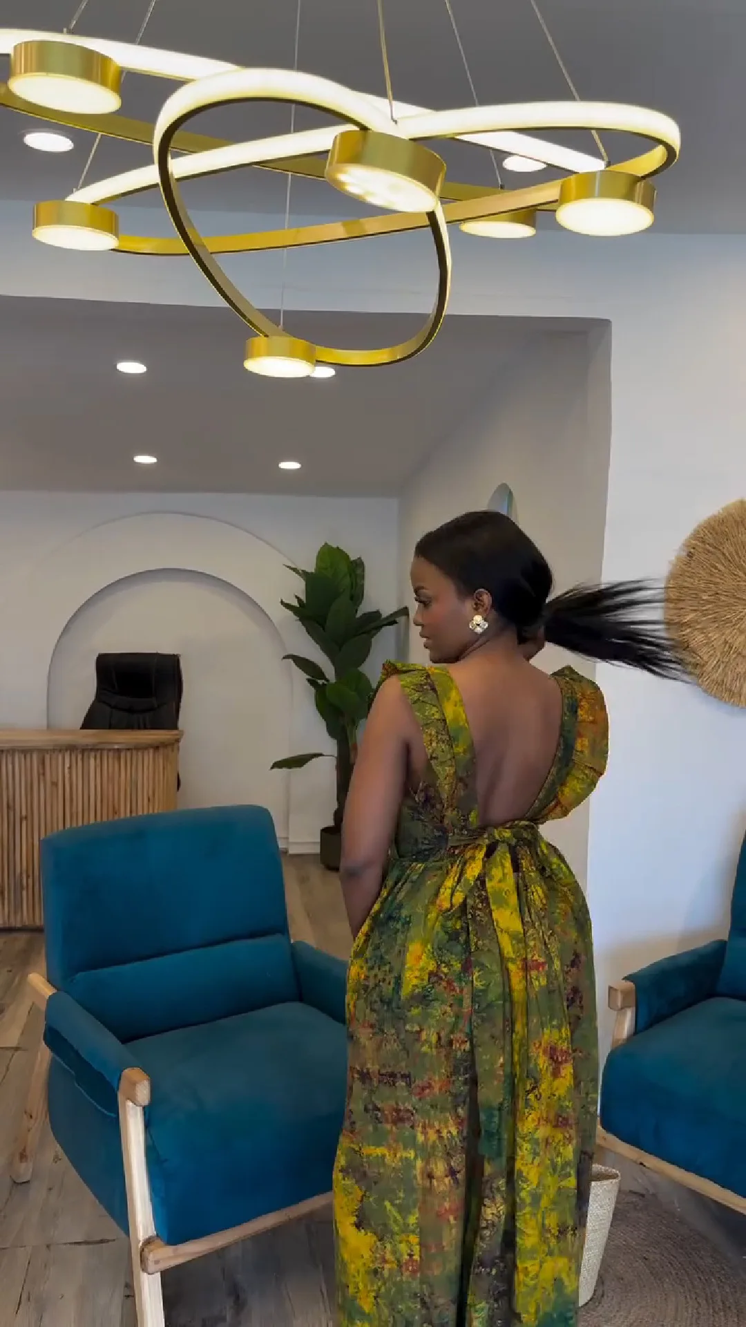 CM.YAYA Elegant Women Tie Dye Print Ruffles Sleeveless Floor-Length Long Dress African Evening Beach Party Birthday Sexy Dresses CM.YAYA Elegant Women Tie Dye Print Ruffles Sleeveless Floor-Length Long Dress African Evening Beach Party Birthday Sexy Dresses