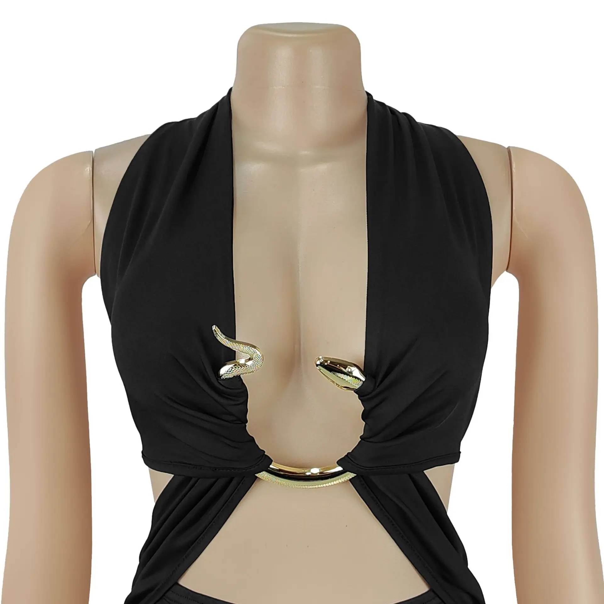 GLCMYAYA Women V-neck Sleeveless Hollow Out Ruched Long Dress 2026 Street Birthday Evening Sexy Party Maxi Dresses Vestidos GLCMYAYA Women V-neck Sleeveless Hollow Out Ruched Long Dress 2026 Street Birthday Evening Sexy Party Maxi Dresses Vestidos