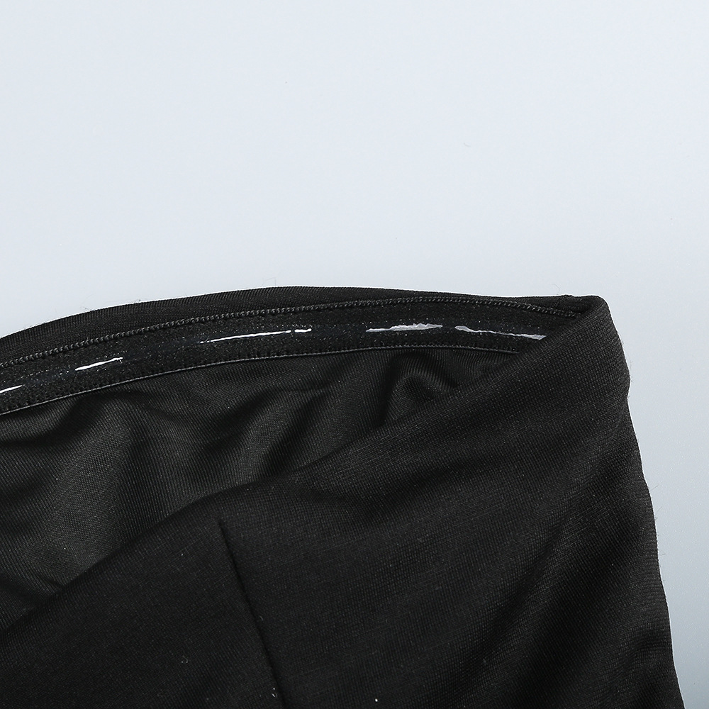 GLCMYAYA Women Applique Patchwork Strapless Bodycon Midi Maxi Long Dress 2025 Summer Birthday Vacation Holiday Dresses Vestidos