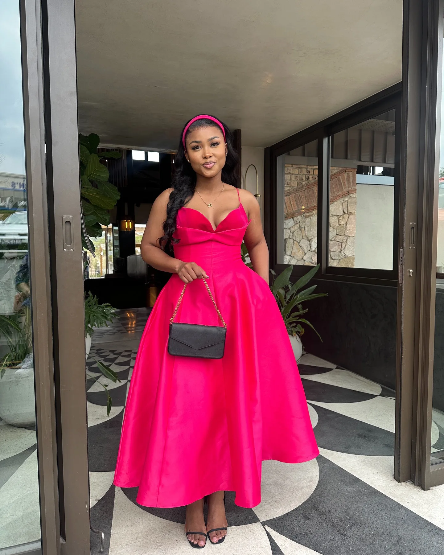 CM.YAYA Women Strap Sleeveless Sexy Sweet A-line Long Dress 2026 Elegant Vacation Birthday Party Maxi Dresses Trendy Vestidos