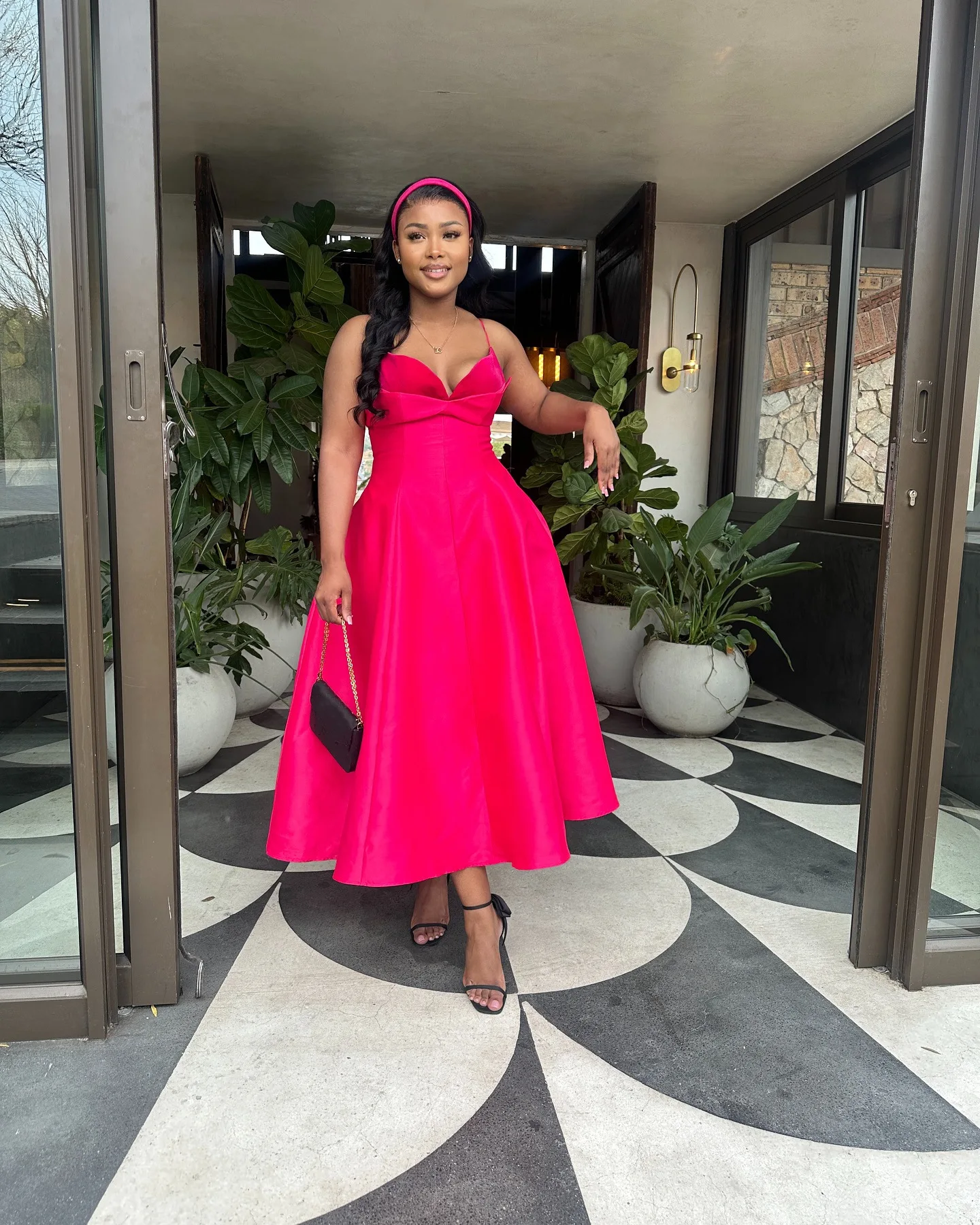 CM.YAYA Women Strap Sleeveless Sexy Sweet A-line Long Dress 2026 Elegant Vacation Birthday Party Maxi Dresses Trendy Vestidos