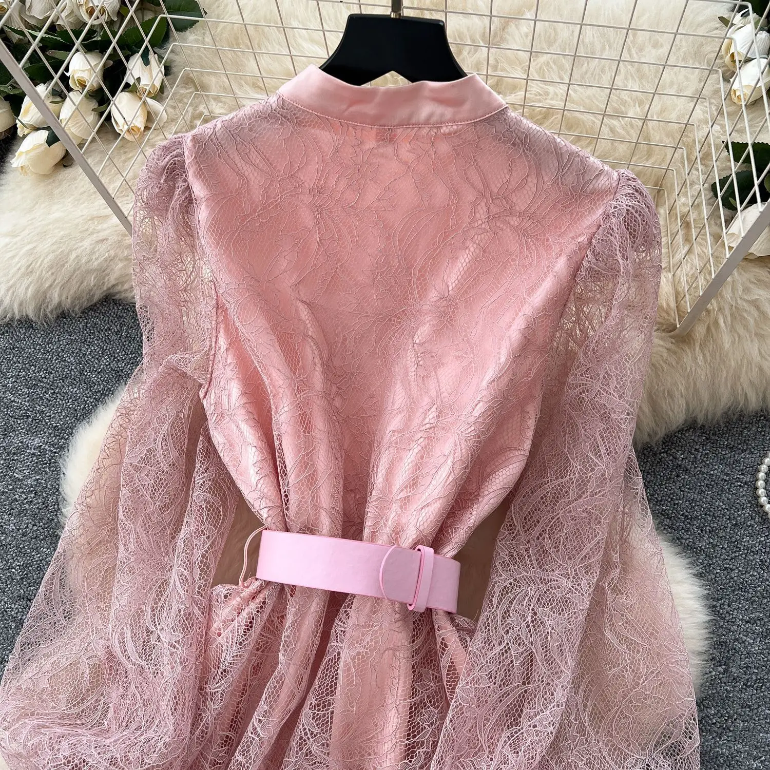 GLCMYAYA Women Lace Camcading Ruffles Tierred Big Swing Ball Gown Smock Maxi Long Dress 2025 Vacation Sexy Party Vestido Dresses