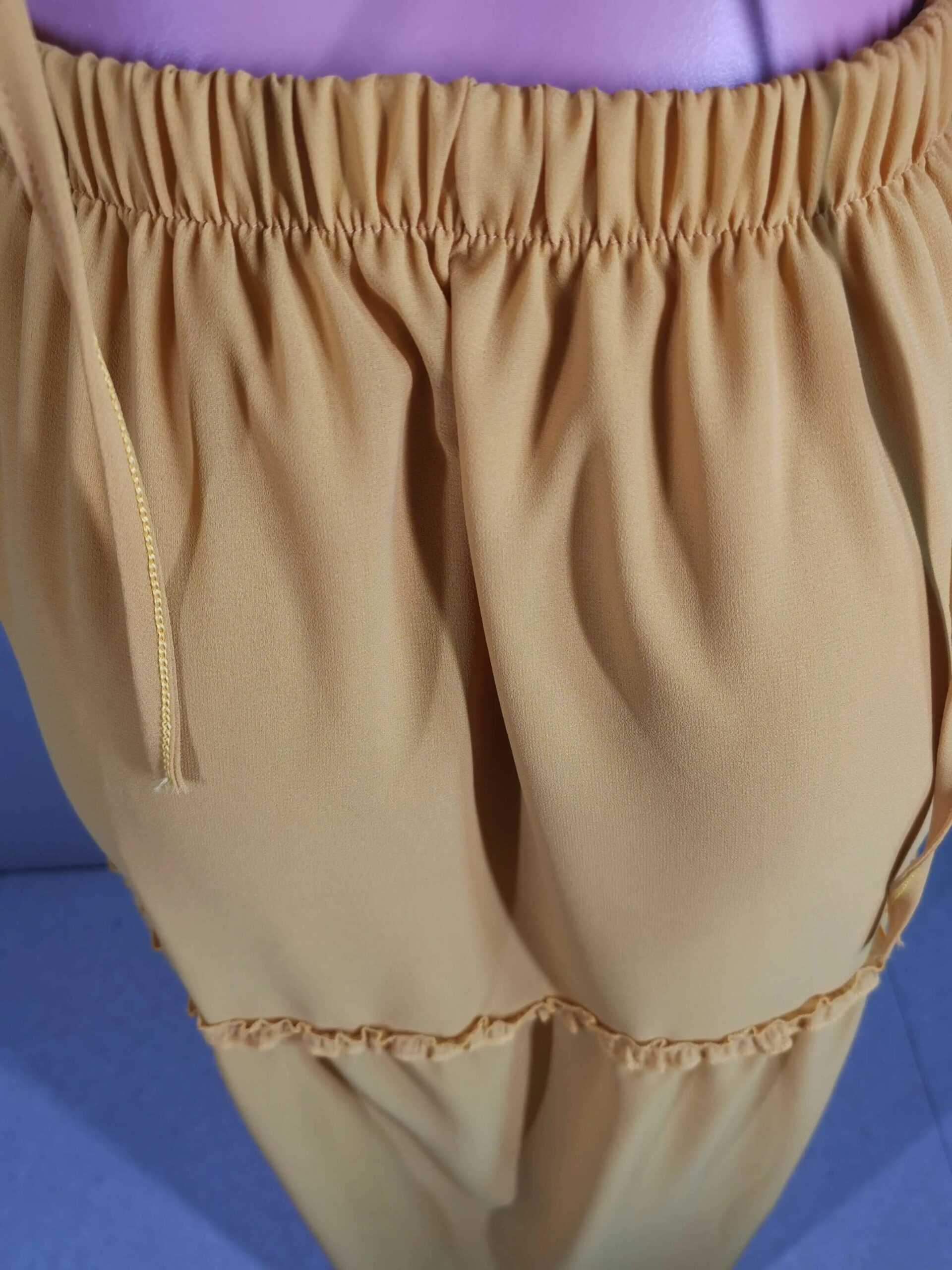 CM.YAYA Summer Women Ruffles V-neck Sleeveless Lace Up Open Back Maxi Long Dress 2022 New Beach Holiday Dresses