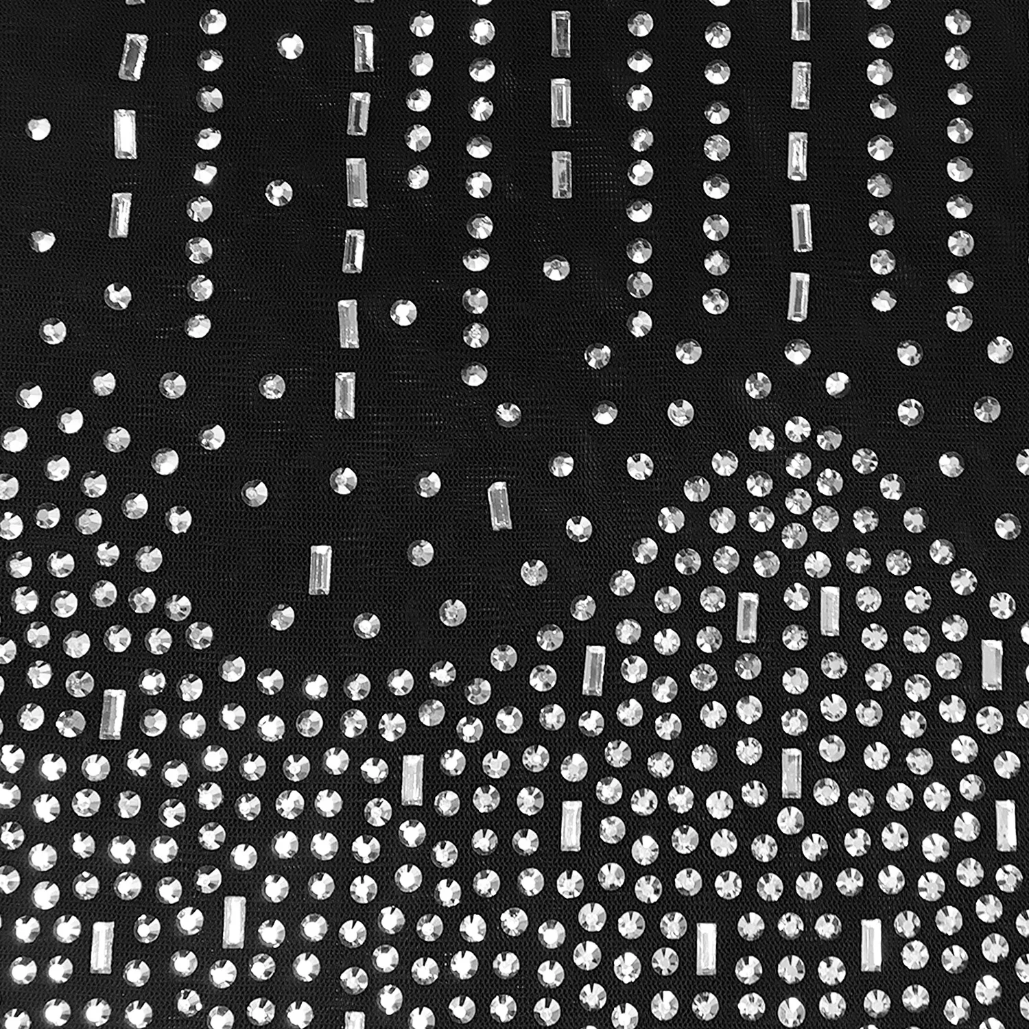 CM.YAYA Women Mesh See Though Hot Rhinestones Diamonds Patchwork Maxi Midi Dress Sexy Party Long Skirts Suit Matching Set