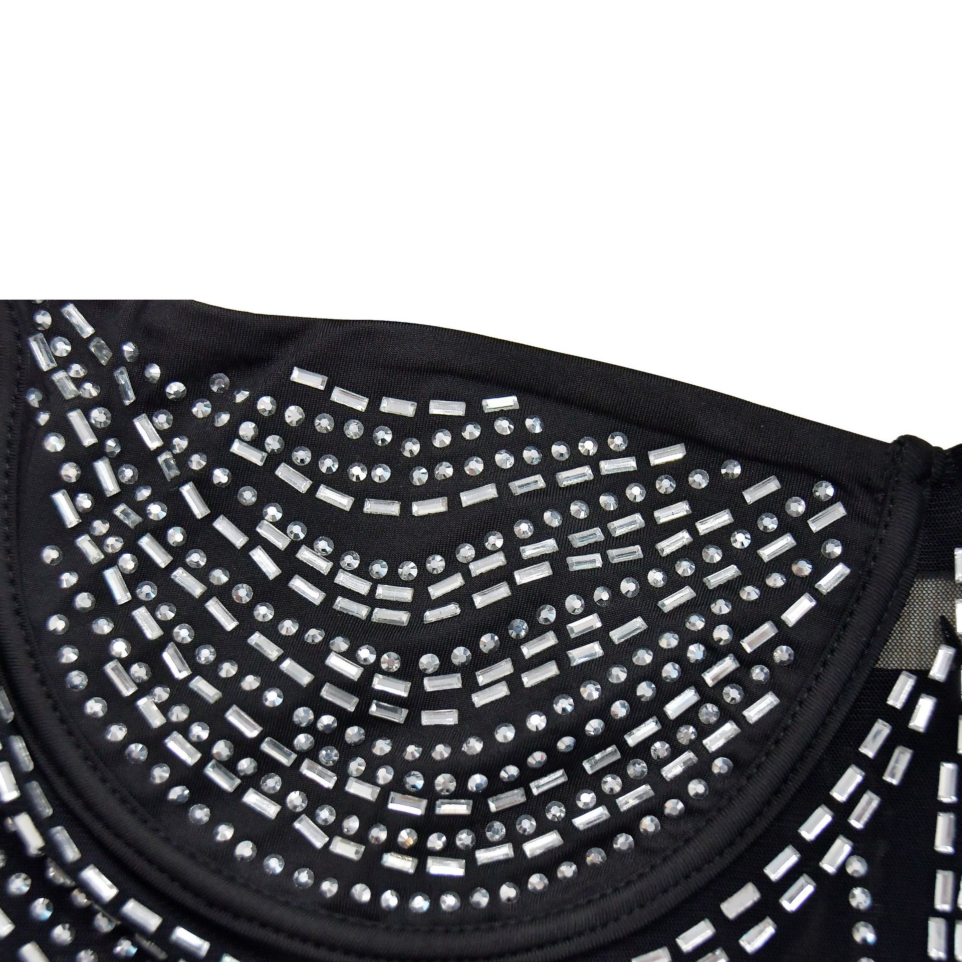 CM.YAYA Women Mesh See Though Diamonds Hot Drill Sleeveless Strap Bodycon Maxi Dress 2023 Sexy Party Evening Vestidos Dresses