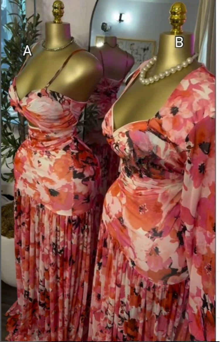 CM.YAYA Women Sleeveless Floral Printed V-neck Strap Ruffles Maxi Bodycon Dress 2026 Street Beach Even Birthday Party Dresses CM.YAYA Women Sleeveless Floral Printed V-neck Strap Ruffles Maxi Bodycon Dress 2026 Street Beach Even Birthday Party Dresses