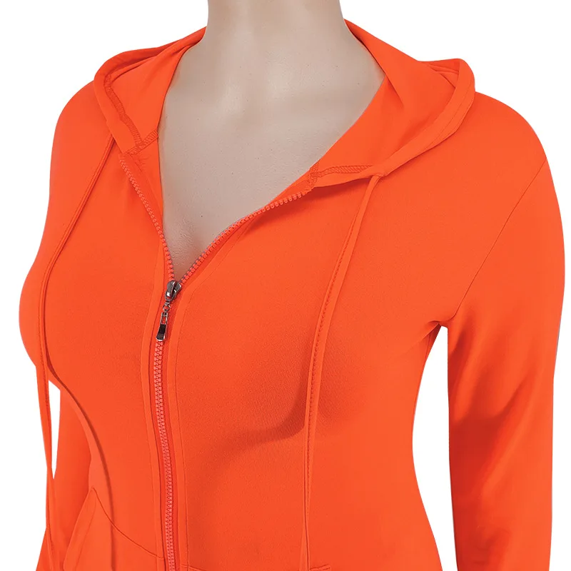 CM.YAYA Elegant Plus Size Women's Set Ong Sleeve Track Zip Sweatshirt and Pants Set Fashion Tracksuit Two 2 Piece Set Outfits CM.YAYA Elegant Plus Size Women's Set Ong Sleeve Track Zip Sweatshirt and Pants Set Fashion Tracksuit Two 2 Piece Set Outfits