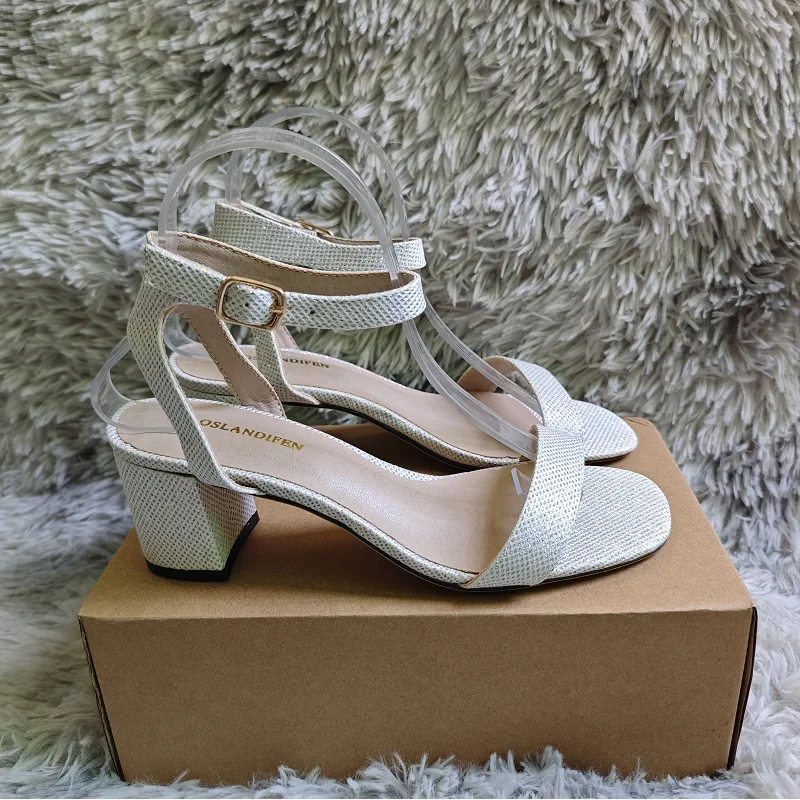 Women's Sandals Silver Gold Summer Open Toe Ankle Strap Comfort Low Block Chunky High Heels Party Dress Sexy Pumps Wedding Shoes Women's Sandals Silver Gold Summer Open Toe Ankle Strap Comfort Low Block Chunky High Heels Party Dress Sexy Pumps Wedding Shoes