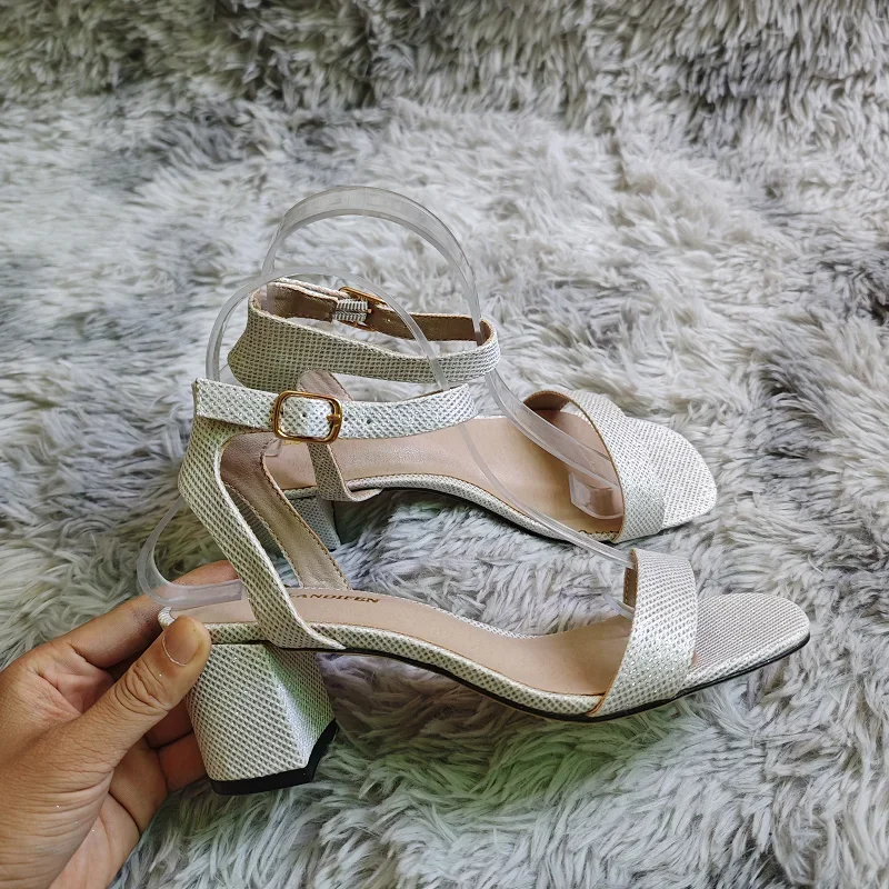 Women's Sandals Silver Gold Summer Open Toe Ankle Strap Comfort Low Block Chunky High Heels Party Dress Sexy Pumps Wedding Shoes Women's Sandals Silver Gold Summer Open Toe Ankle Strap Comfort Low Block Chunky High Heels Party Dress Sexy Pumps Wedding Shoes