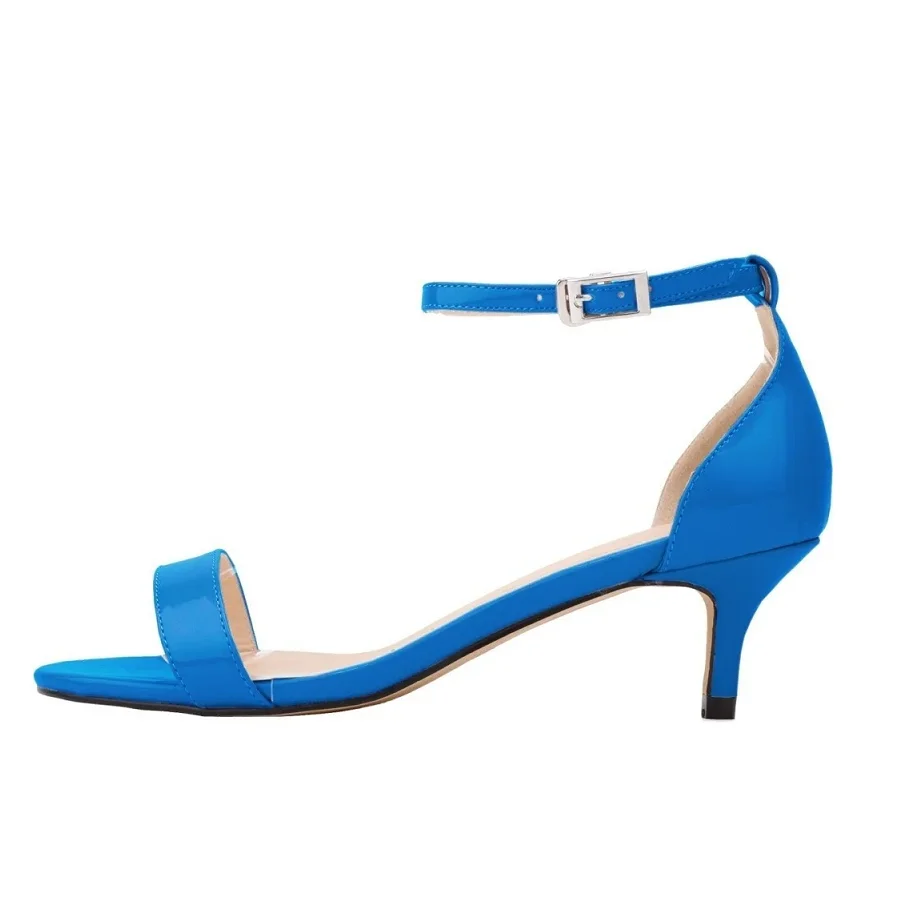 Women Sandals Summer Casual 5cm Low Heels Ankle Strap Sandal Open Toes Sexy High Heels Office Pumps Wedding Party Dress Shoes