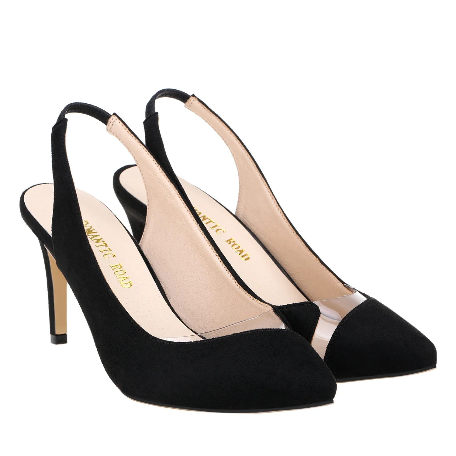 Women Sandals Sexy Pumps Stilettos Fashion Transparent 8cm High Heels Pointed Toe Slingback Ladies Party Dress Wedding Shoes Women Sandals Sexy Pumps Stilettos Fashion Transparent 8cm High Heels Pointed Toe Slingback Ladies Party Dress Wedding Shoes