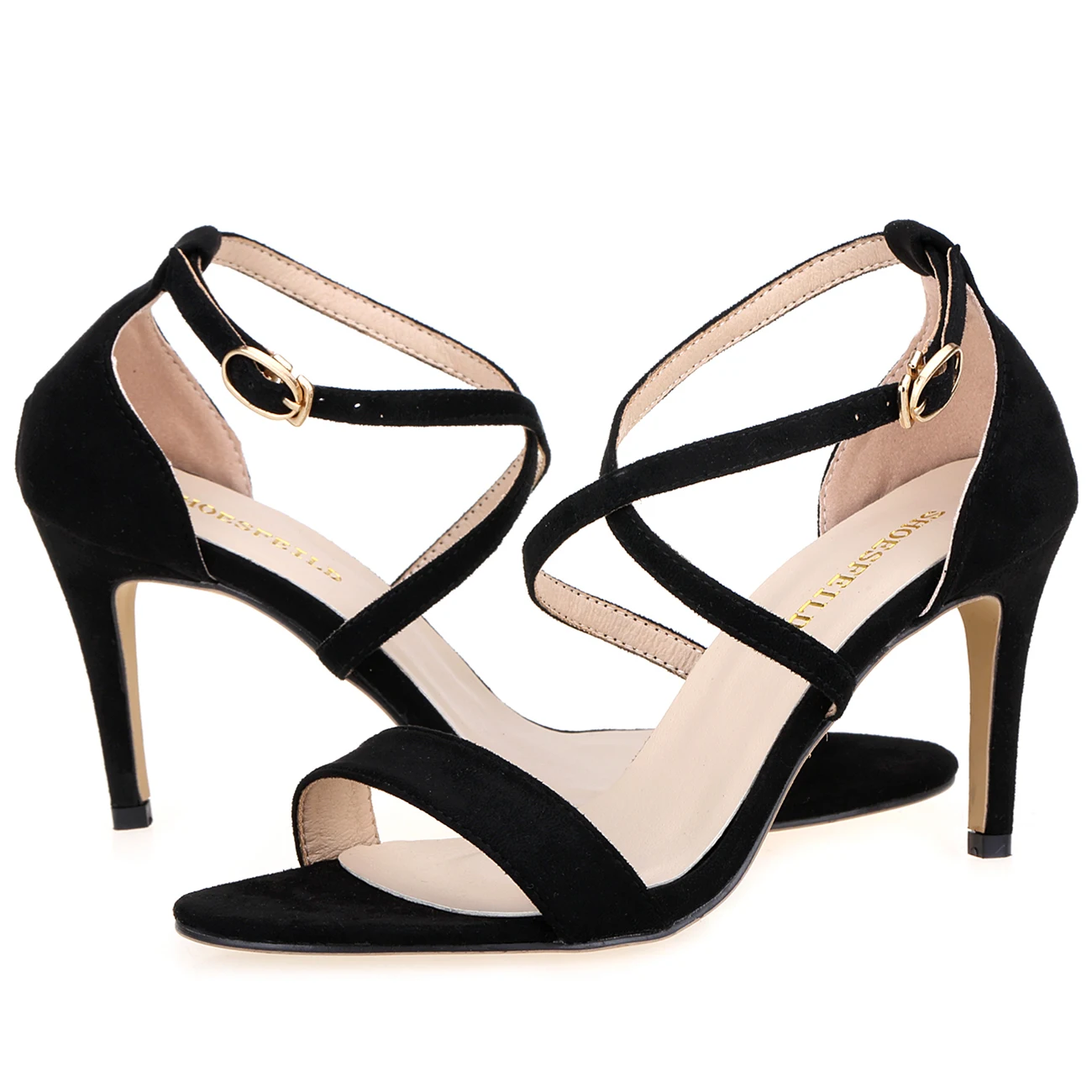 Women Sandals 2026 Summer 9cm Sexy Open Toe Ankle Strap High Heels Buckle Thin Heel Stilettos Ladies Party Dress Wedding Shoes Women Sandals 2026 Summer 9cm Sexy Open Toe Ankle Strap High Heels Buckle Thin Heel Stilettos Ladies Party Dress Wedding Shoes