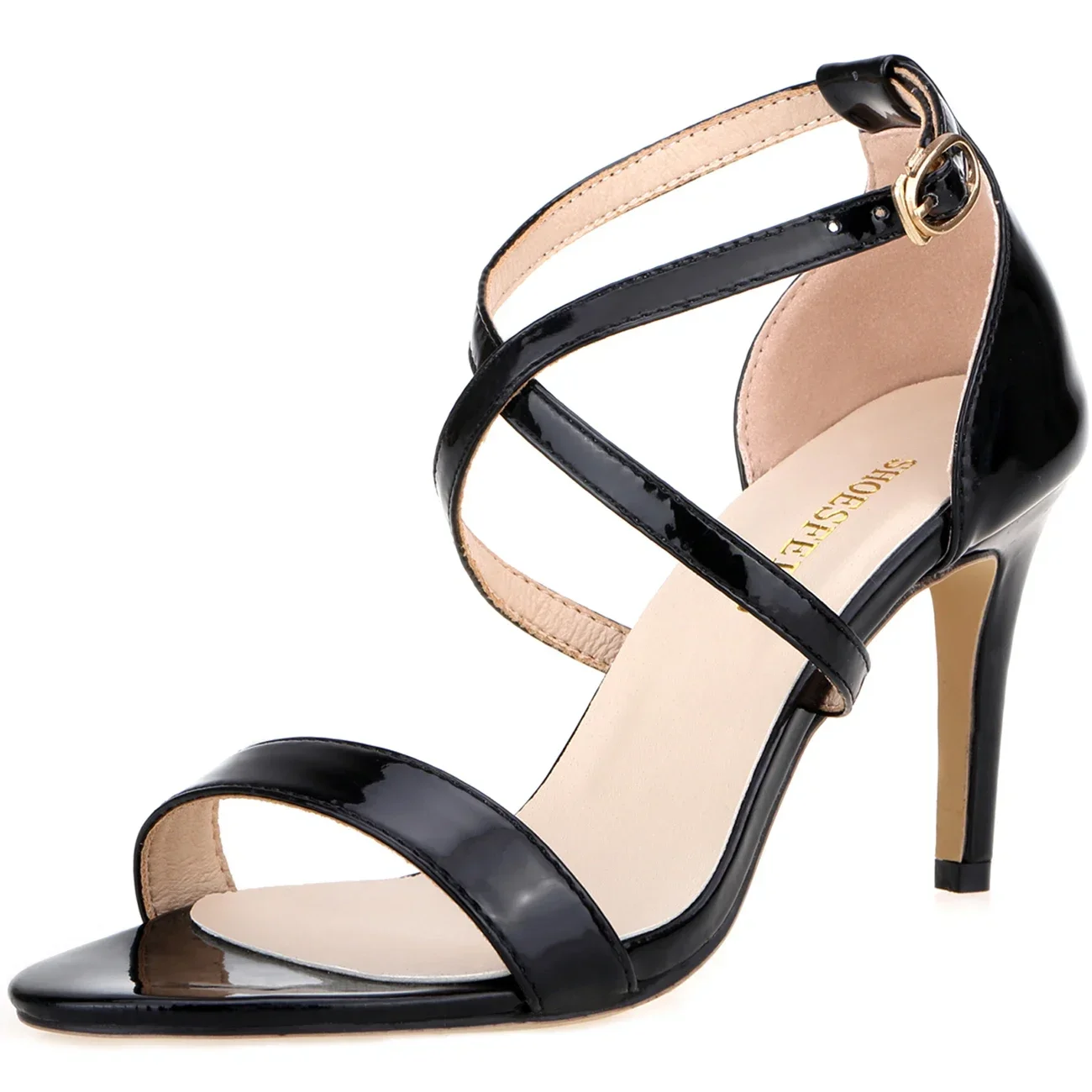 Women Sandals 2026 Summer 9cm Sexy Open Toe Ankle Strap High Heels Buckle Thin Heel Stilettos Ladies Party Dress Wedding Shoes Women Sandals 2026 Summer 9cm Sexy Open Toe Ankle Strap High Heels Buckle Thin Heel Stilettos Ladies Party Dress Wedding Shoes