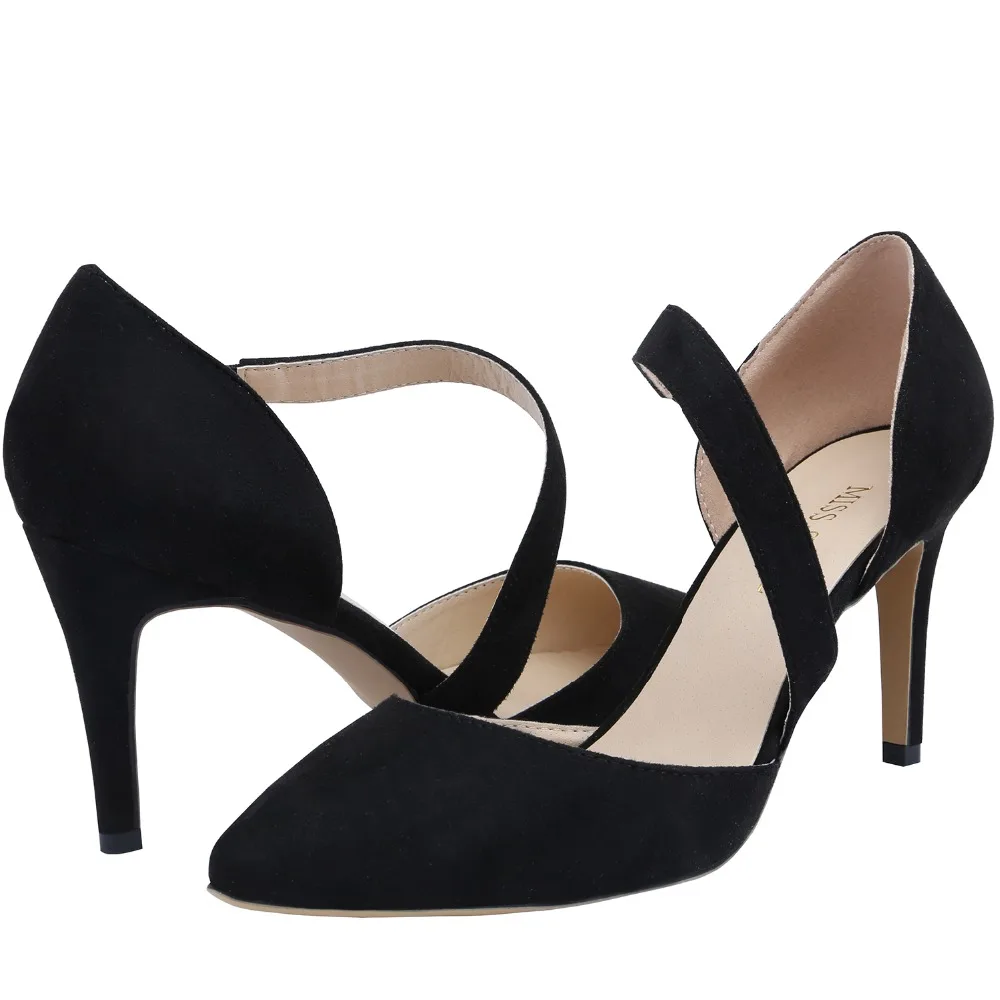 Women Pumps Stilettos Fashion 9CM Sexy Slip-on High Heels Pointed Toes Thin Heel Black Office Classic Party Dress Wedding Shoes Women Pumps Stilettos Fashion 9CM Sexy Slip-on High Heels Pointed Toes Thin Heel Black Office Classic Party Dress Wedding Shoes