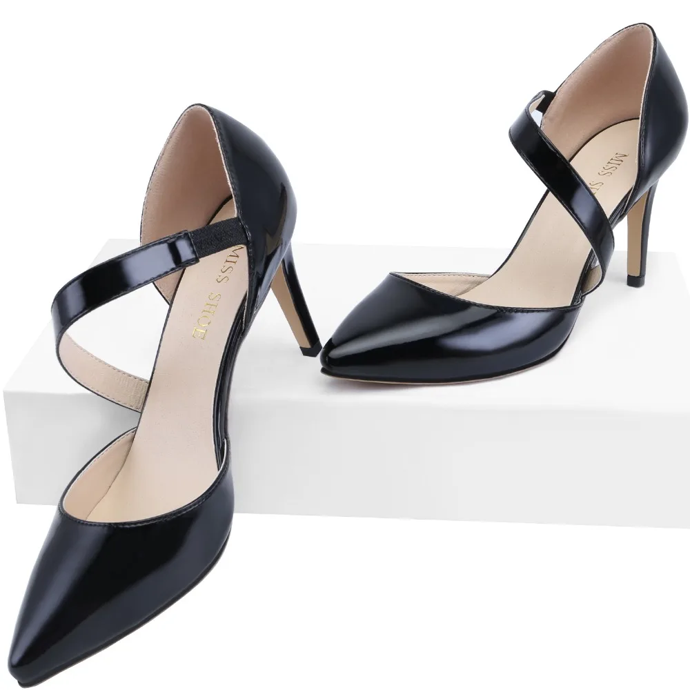 Women Pumps Stilettos Fashion 9CM Sexy Slip-on High Heels Pointed Toes Thin Heel Black Office Classic Party Dress Wedding Shoes Women Pumps Stilettos Fashion 9CM Sexy Slip-on High Heels Pointed Toes Thin Heel Black Office Classic Party Dress Wedding Shoes