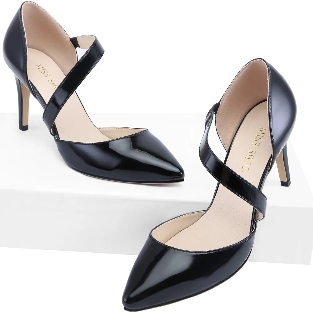Women Pumps Stilettos Fashion 9CM Sexy Slip-on High Heels Pointed Toes Thin Heel Black Office Classic Party Dress Wedding Shoes Women Pumps Stilettos Fashion 9CM Sexy Slip-on High Heels Pointed Toes Thin Heel Black Office Classic Party Dress Wedding Shoes