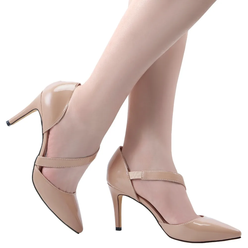 Women Pumps Stilettos Fashion 9CM Sexy Slip-on High Heels Pointed Toes Thin Heel Black Office Classic Party Dress Wedding Shoes Women Pumps Stilettos Fashion 9CM Sexy Slip-on High Heels Pointed Toes Thin Heel Black Office Classic Party Dress Wedding Shoes