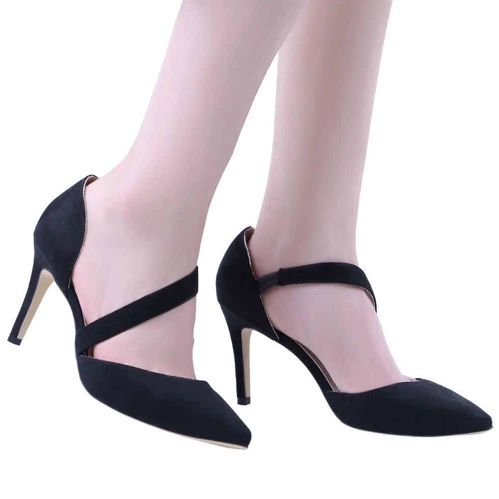 Women Pumps Stilettos Fashion 9CM Sexy Slip-on High Heels Pointed Toes Thin Heel Black Office Classic Party Dress Wedding Shoes Women Pumps Stilettos Fashion 9CM Sexy Slip-on High Heels Pointed Toes Thin Heel Black Office Classic Party Dress Wedding Shoes