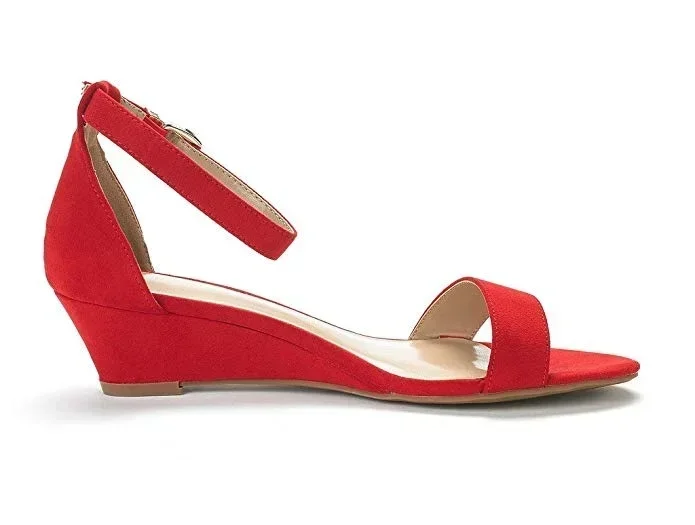Women's Wedge Sandals Low Heels Open Toe Comfort Strappy Dress Ankle Strap High Heeled Casual Walking Summer Party Wedding Shoes Women's Wedge Sandals Low Heels Open Toe Comfort Strappy Dress Ankle Strap High Heeled Casual Walking Summer Party Wedding Shoes
