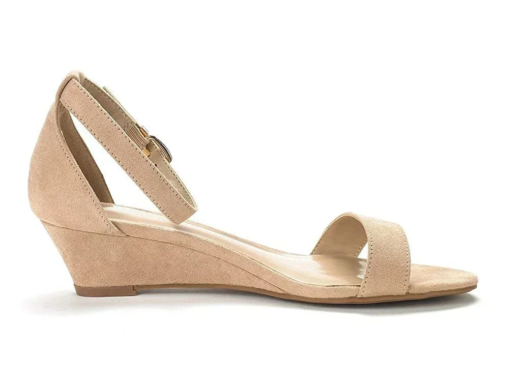 Women's Wedge Sandals Low Heels Open Toe Comfort Strappy Dress Ankle Strap High Heeled Casual Walking Summer Party Wedding Shoes Women's Wedge Sandals Low Heels Open Toe Comfort Strappy Dress Ankle Strap High Heeled Casual Walking Summer Party Wedding Shoes