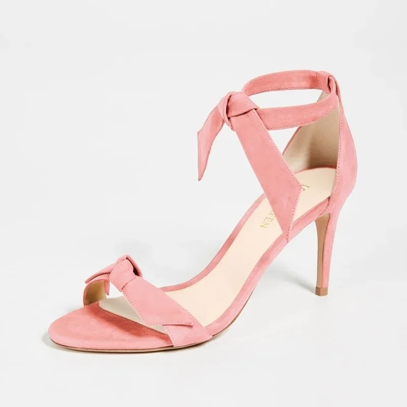 2026 Summer Open Toe Bow Ankle Strap Women Sandals High Heels Ladies Wedding Shoes Buckle 9cm Mid Heel Sandal Party Dress Pumps 2026 Summer Open Toe Bow Ankle Strap Women Sandals High Heels Ladies Wedding Shoes Buckle 9cm Mid Heel Sandal Party Dress Pumps