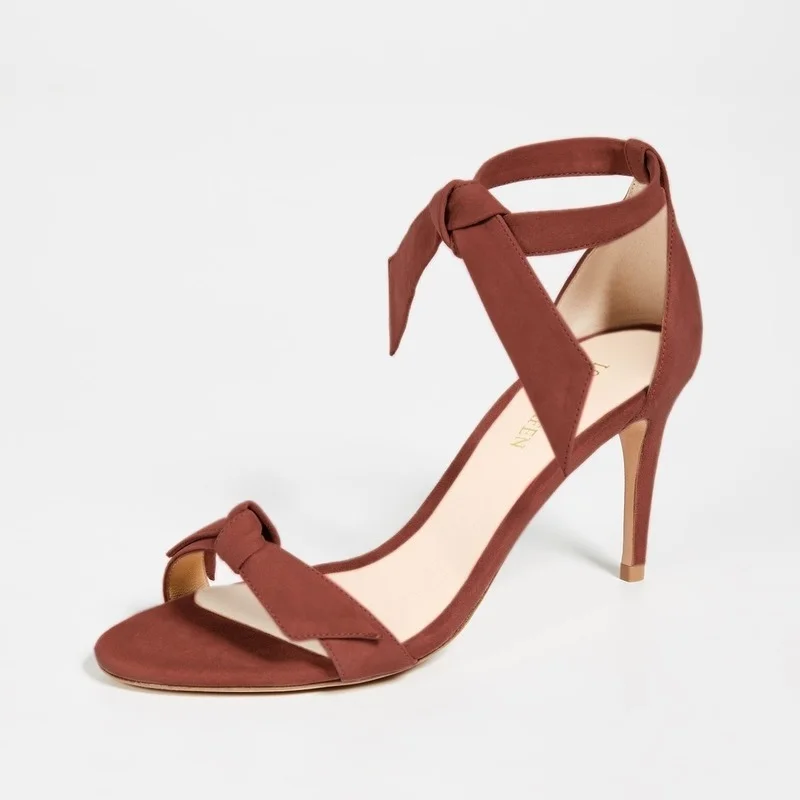 2026 Summer Open Toe Bow Ankle Strap Women Sandals High Heels Ladies Wedding Shoes Buckle 9cm Mid Heel Sandal Party Dress Pumps 2026 Summer Open Toe Bow Ankle Strap Women Sandals High Heels Ladies Wedding Shoes Buckle 9cm Mid Heel Sandal Party Dress Pumps