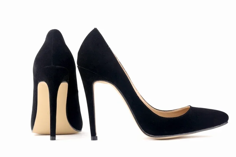 Women Stilettos Fashion Classic 11cm Sexy Pointed Toes High Heels Pumps Ladies Elegant Thin Heel Jazz Dance Party Wedding Shoes