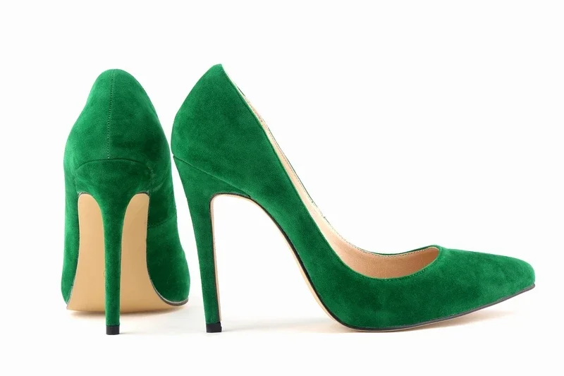 Women Stilettos Fashion Classic 11cm Sexy Pointed Toes High Heels Pumps Ladies Elegant Thin Heel Jazz Dance Party Wedding Shoes