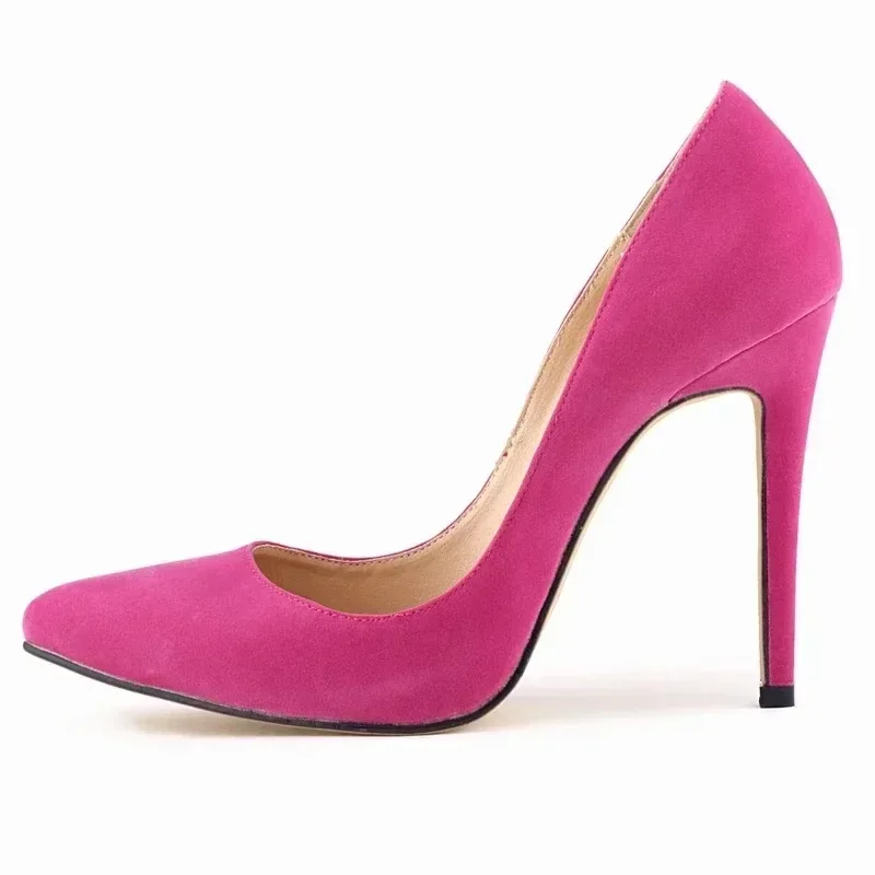 Women Stilettos Fashion Classic 11cm Sexy Pointed Toes High Heels Pumps Ladies Elegant Thin Heel Jazz Dance Party Wedding Shoes