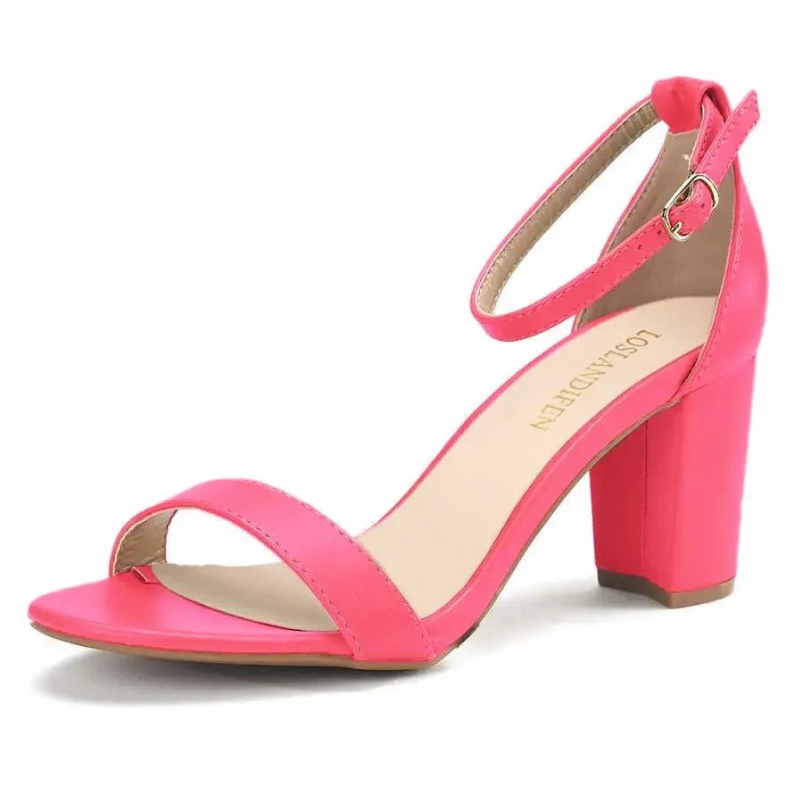Women Sandals 2026 Summer Sexy Pumps 5cm Low Heel Ankle Strap Sandal Open Toes Thick High Heels Office Wedding Party Dress Shoes Women Sandals 2026 Summer Sexy Pumps 5cm Low Heel Ankle Strap Sandal Open Toes Thick High Heels Office Wedding Party Dress Shoes