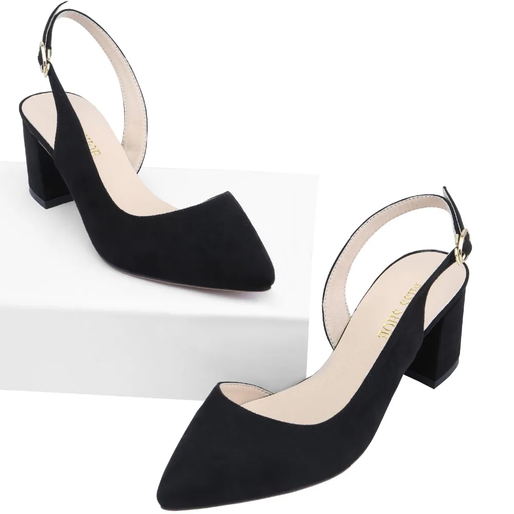 Women Sandals Pumps 5cm Ankle Strap Square Low Heel for Lady Sexy Pointed Toes High Heels Party Dress Wedding Shoes Plus Size 42 Women Sandals Pumps 5cm Ankle Strap Square Low Heel for Lady Sexy Pointed Toes High Heels Party Dress Wedding Shoes Plus Size 42