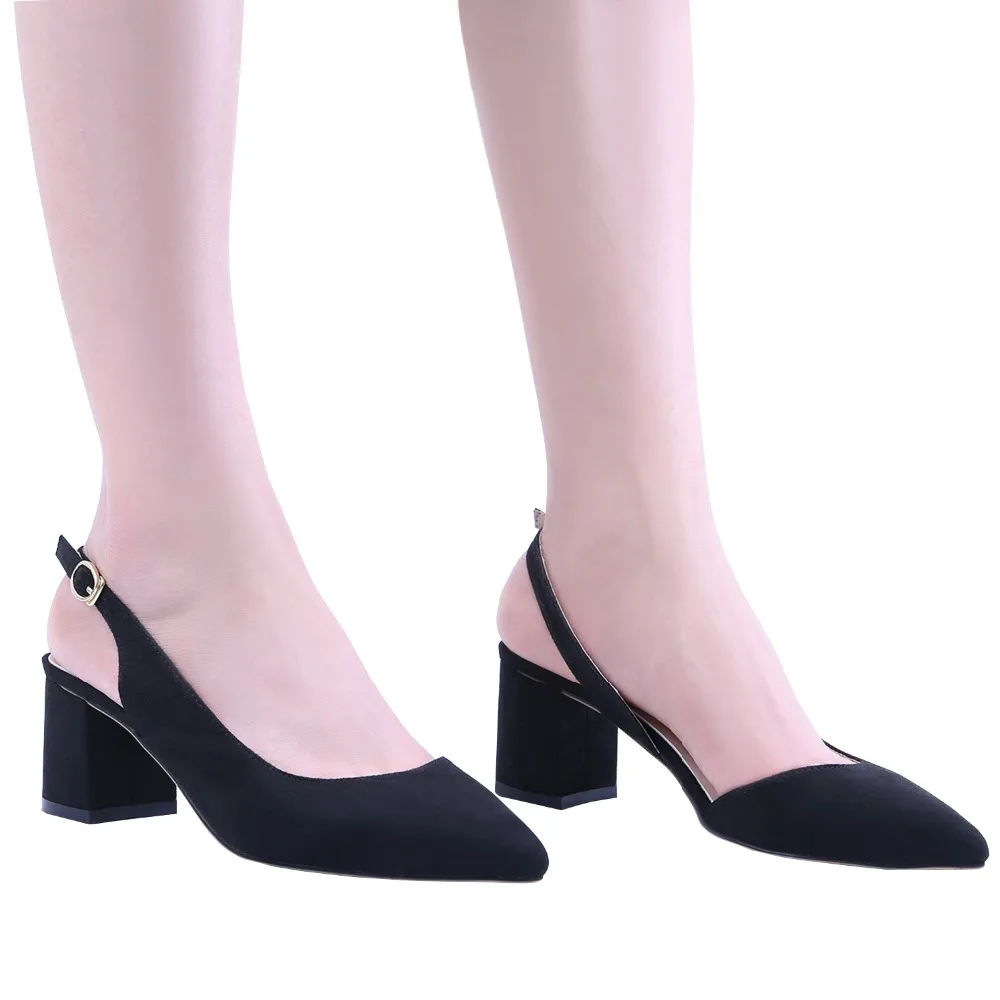 Women Sandals Pumps 5cm Ankle Strap Square Low Heel for Lady Sexy Pointed Toes High Heels Party Dress Wedding Shoes Plus Size 42 Women Sandals Pumps 5cm Ankle Strap Square Low Heel for Lady Sexy Pointed Toes High Heels Party Dress Wedding Shoes Plus Size 42