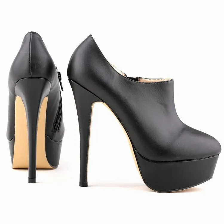 Women Boots Stiletto 2026 Fashion Autumn Winter Sexy 14cm Round Toes High Heels Ladies Casual Platform Pumps Leather Party Shoes Women Boots Stiletto 2026 Fashion Autumn Winter Sexy 14cm Round Toes High Heels Ladies Casual Platform Pumps Leather Party Shoes