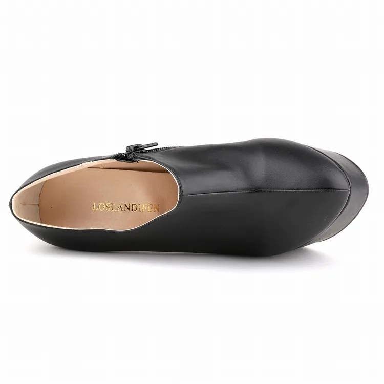 Women Boots Stiletto 2026 Fashion Autumn Winter Sexy 14cm Round Toes High Heels Ladies Casual Platform Pumps Leather Party Shoes Women Boots Stiletto 2026 Fashion Autumn Winter Sexy 14cm Round Toes High Heels Ladies Casual Platform Pumps Leather Party Shoes