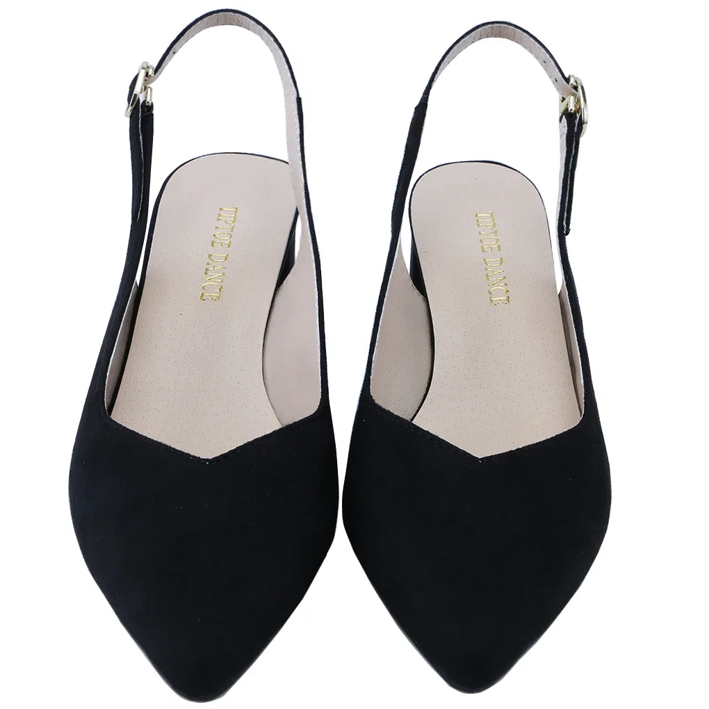 Women Pumps Comfortable Ankle Strap Square Thick Heels Sexy Pointed Toes High Heels Party Dress Ladies Wedding Shoes Large Size