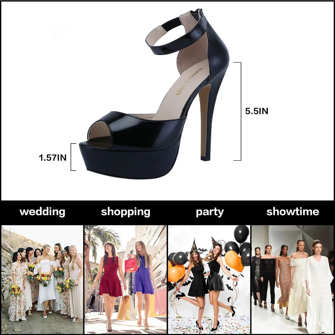 Women Platform Sandals 2026 Summer Sexy 14CM Stripper Pole Dance High Heels Ankle Strap Stilettos Gladiator Party Wedding Shoes Women Platform Sandals 2026 Summer Sexy 14CM Stripper Pole Dance High Heels Ankle Strap Stilettos Gladiator Party Wedding Shoes