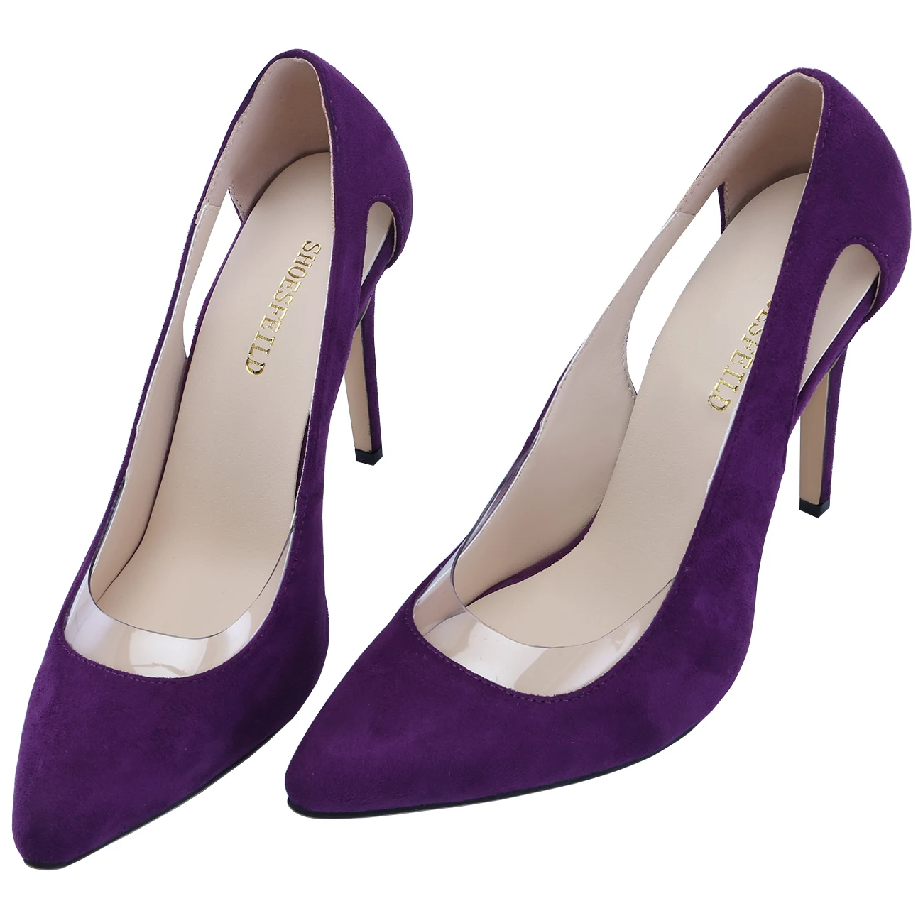 Women Stilettos Pumps Fashion Sexy 11cm Hollow Pointed Toe High Heels Shoes New Spring Party Dress Wedding Shoes Plus Size 42