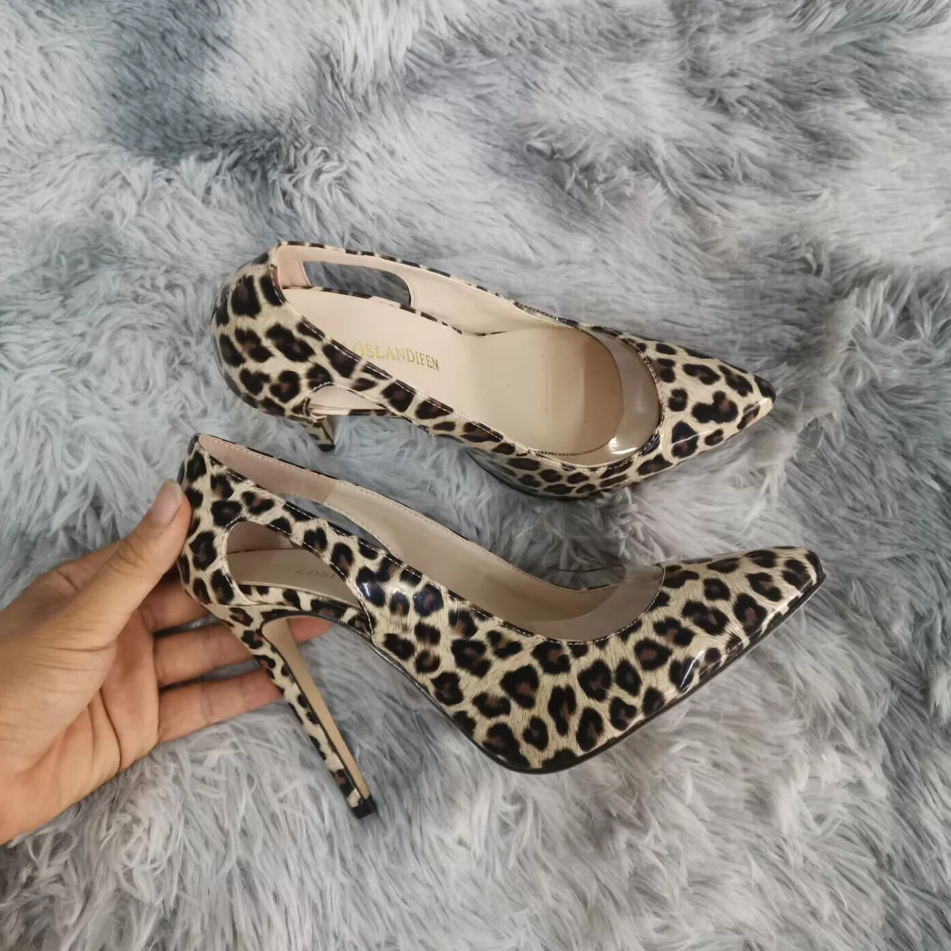 Women Stilettos Pumps Fashion Sexy 11cm Hollow Pointed Toe High Heels Shoes New Spring Party Dress Wedding Shoes Plus Size 42