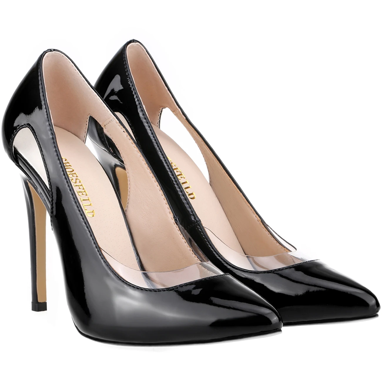 Women Stilettos Pumps Fashion Sexy 11cm Hollow Pointed Toe High Heels Shoes New Spring Party Dress Wedding Shoes Plus Size 42