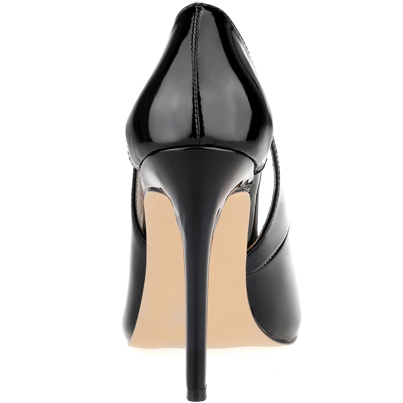 Women Stilettos Pumps Fashion Sexy 11cm Hollow Pointed Toe High Heels Shoes New Spring Party Dress Wedding Shoes Plus Size 42