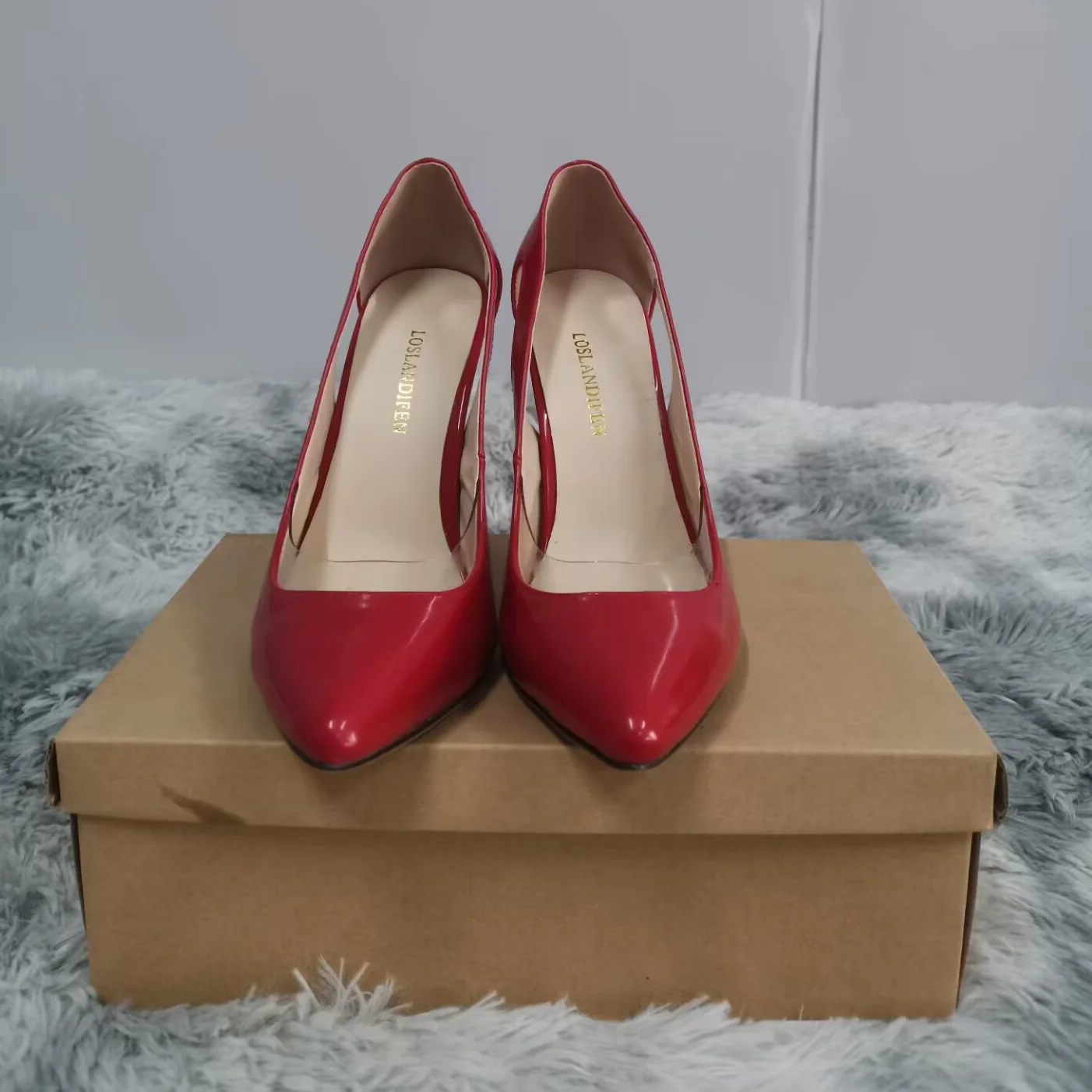 Women Stilettos Pumps Fashion Sexy 11cm Hollow Pointed Toe High Heels Shoes New Spring Party Dress Wedding Shoes Plus Size 42