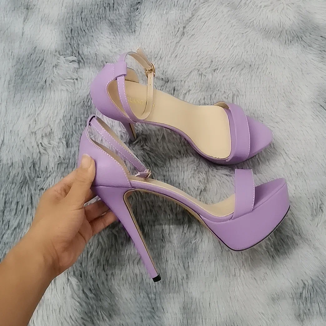 Women Sandals New 14cm Sexy Supper High Heels Patent Leather Nighclub Open Toes Platform Sandal Party Black Red Wedding Shoes Women Sandals New 14cm Sexy Supper High Heels Patent Leather Nighclub Open Toes Platform Sandal Party Black Red Wedding Shoes