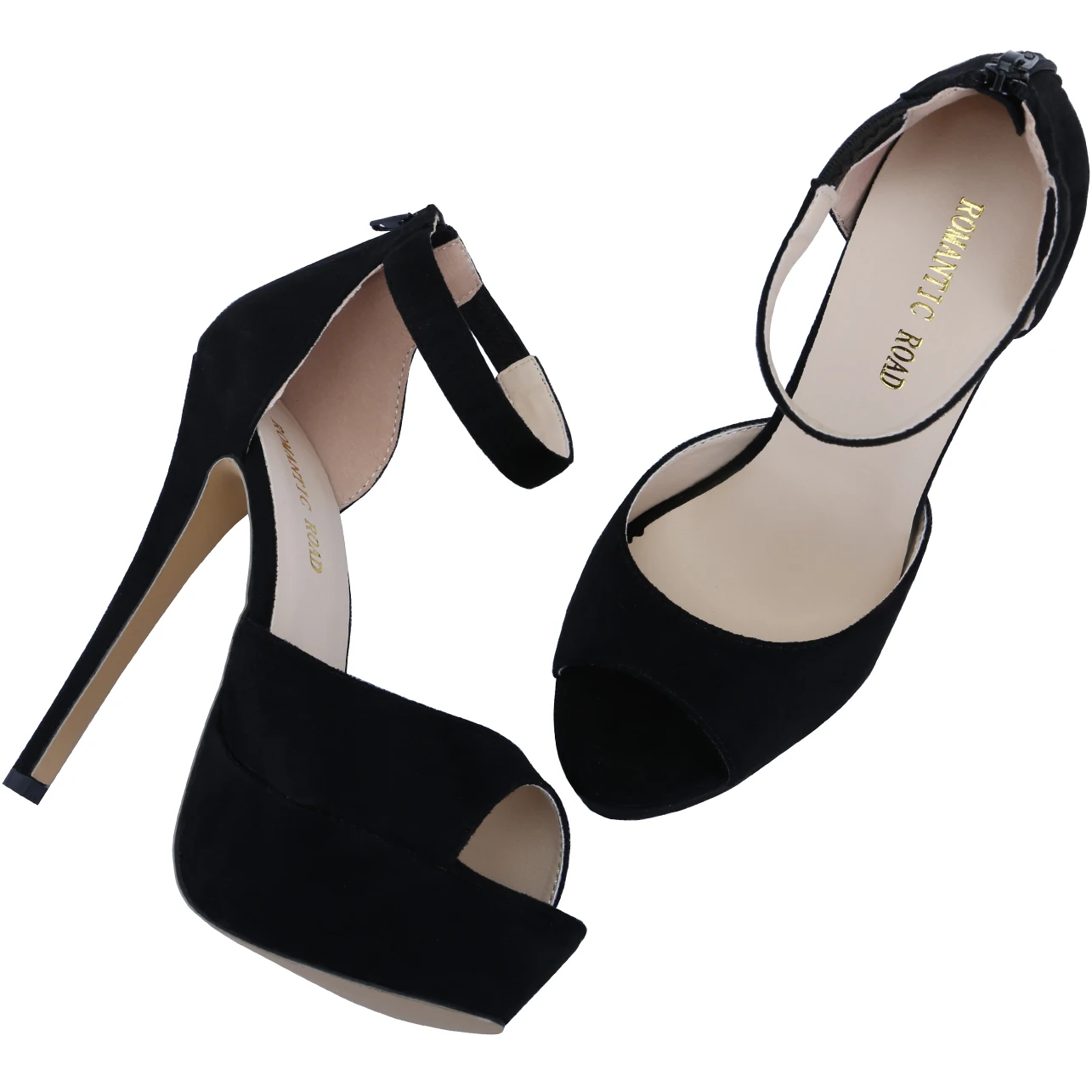 Women Sandals New Sexy 14CM Platform Super High Heels Stilettos Open Toe Ankle Strap Sandal Gladiator Party Dress Wedding Shoes