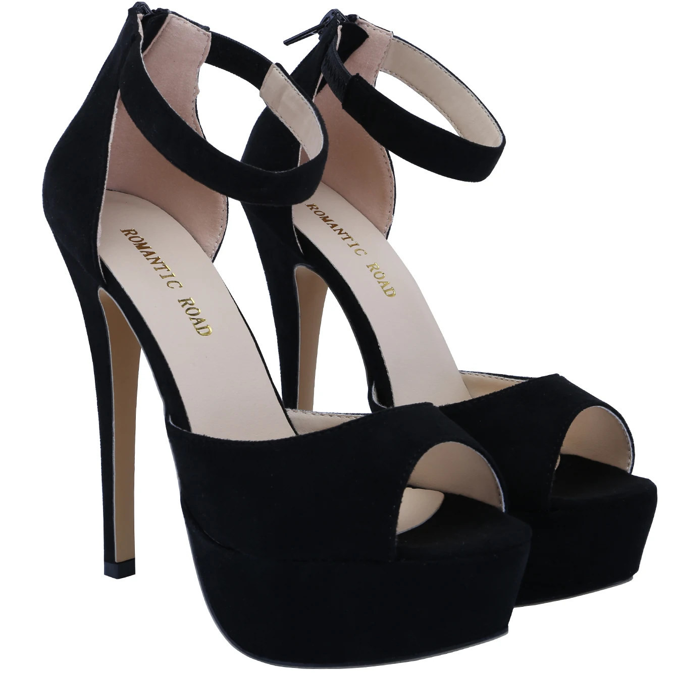 Women Sandals New Sexy 14CM Platform Super High Heels Stilettos Open Toe Ankle Strap Sandal Gladiator Party Dress Wedding Shoes