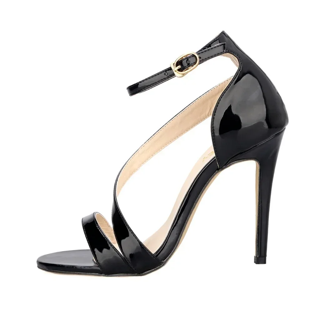 Ladies Dancing Shoes Sexy Women's Sandals Solid Open Toe High Heels Summer Ankle Strap Stiletto Dress Fish Mouth Sandal Women