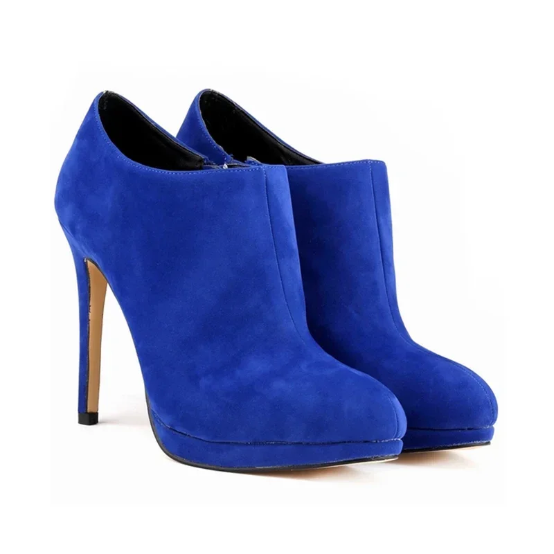 Women Ankle Boots 2026 Autumn Winter Warm Zip Round Toe Footwear 11CM High Heels Female Boots Short Botas Ladies Elegant Shoes Women Ankle Boots 2026 Autumn Winter Warm Zip Round Toe Footwear 11CM High Heels Female Boots Short Botas Ladies Elegant Shoes