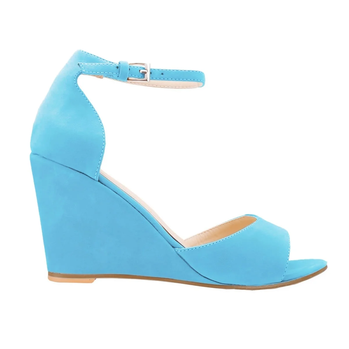 New Women Sandals Sexy Open Toe Ankle Strap Buckle Wedge High Heels Platform Sandals Party Wedding Dress Ladies Shoes Plus Size New Women Sandals Sexy Open Toe Ankle Strap Buckle Wedge High Heels Platform Sandals Party Wedding Dress Ladies Shoes Plus Size